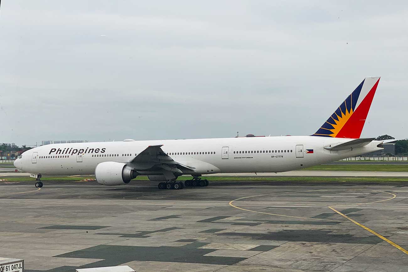 Flight PR-102 Manila to LA